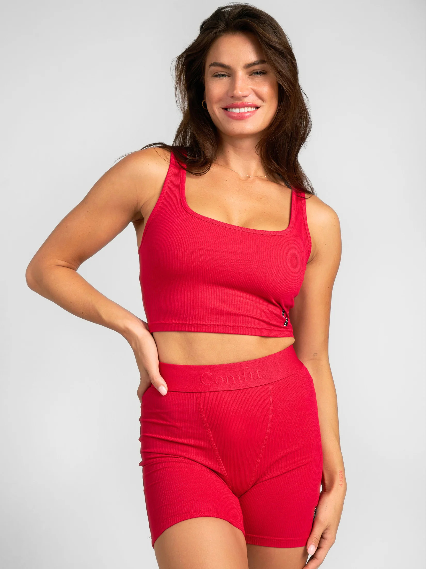 Rib Contour Crop Tank - Image 109