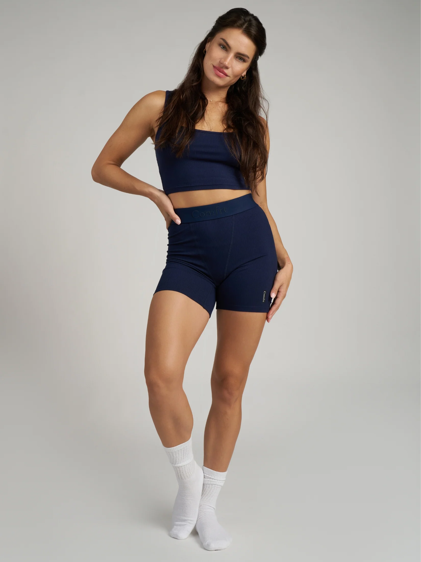 Rib Contour Crop Tank - Image 33