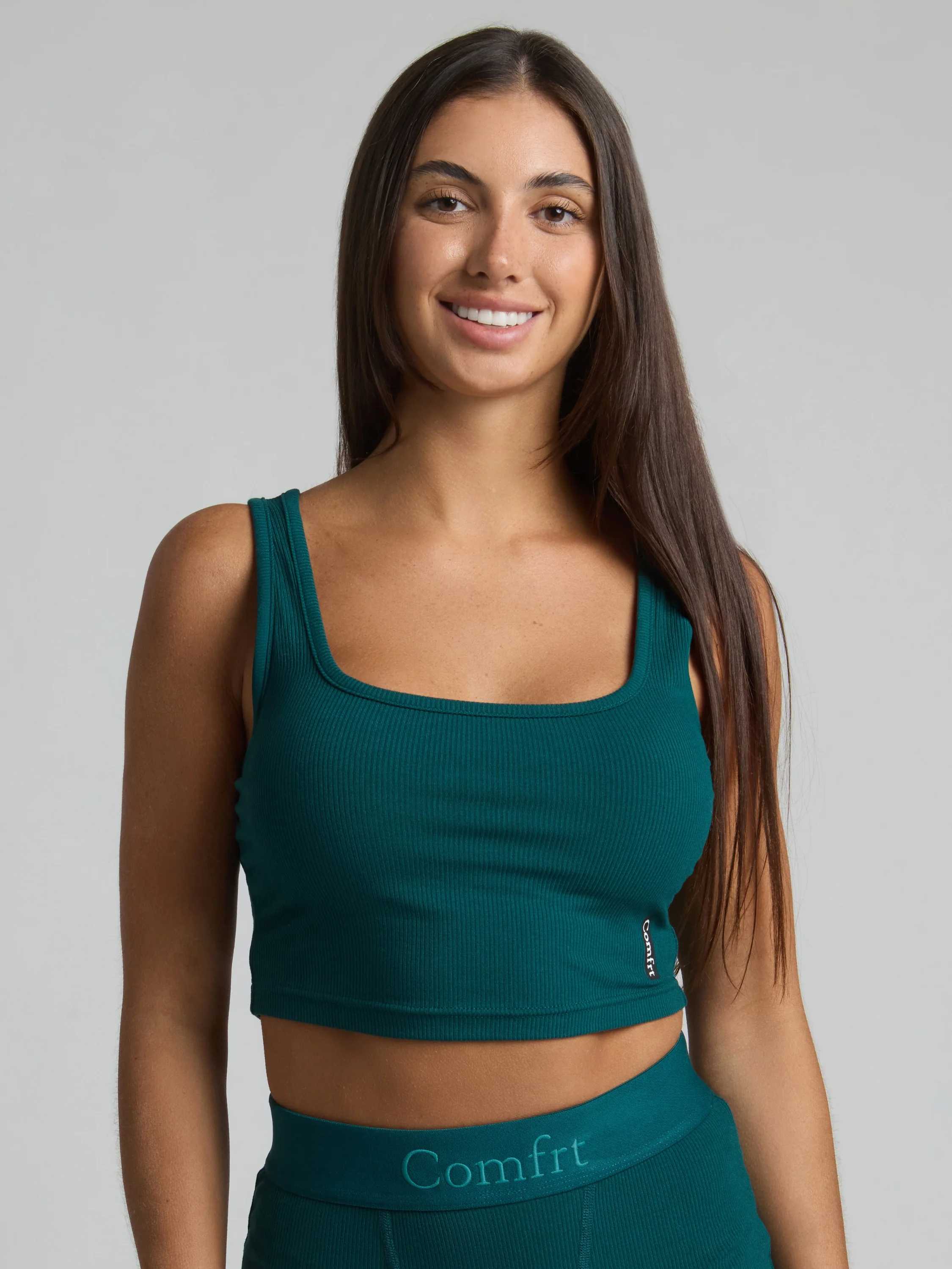 Rib Contour Crop Tank - Image 44